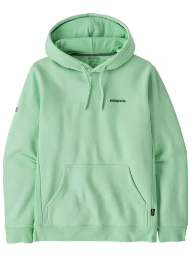 Patagonia Hooded Sweatshirt Kangaroo Pocket In Green