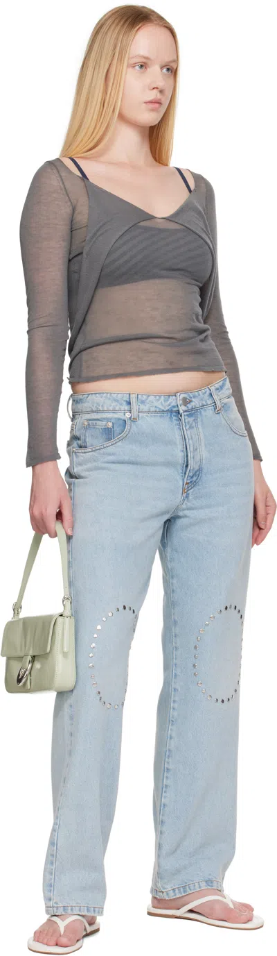 Staud Freja Thong In Paper In White