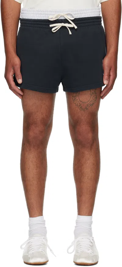 Abra Ssense Exclusive Navy Building Shorts In Multi