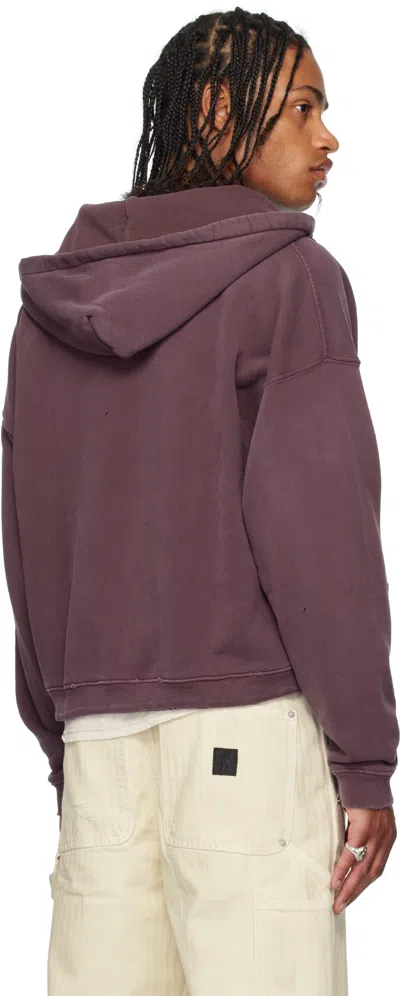 Enfants Riches Deprimes Burgundy Classic Logo Hoodie