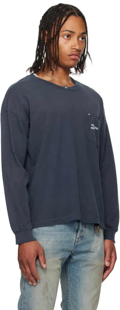 Enfants Riches Deprimes Navy Classic Logo Ls T-shirt