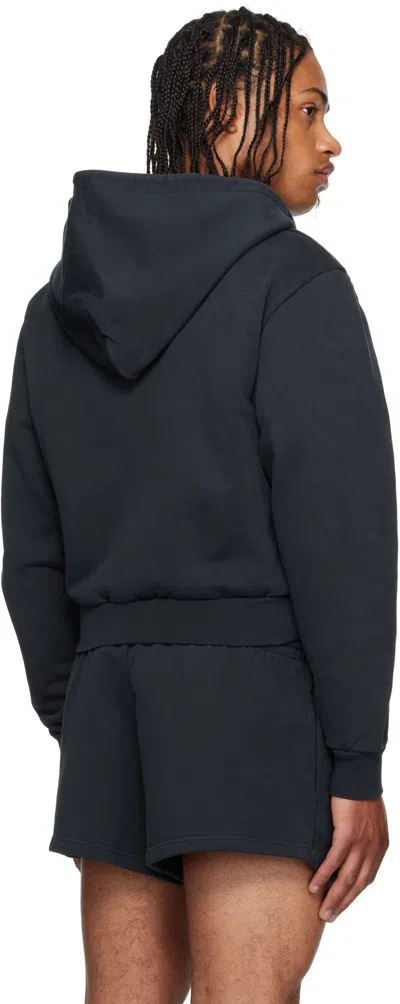 Abra Ssense Exclusive Navy Building Hoodie In Blue