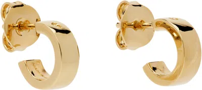 Mm6 Maison Margiela Numeric Minimal Signature Hoop Earrings
