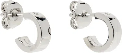 Mm6 Maison Margiela Numeric Minimal Signature Hoop Earrings