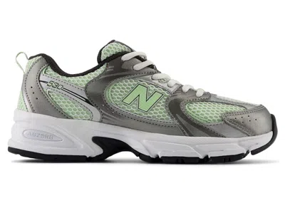 Pre-owned New Balance 530 Sneakers In Dark Silver Metallic/melon Water