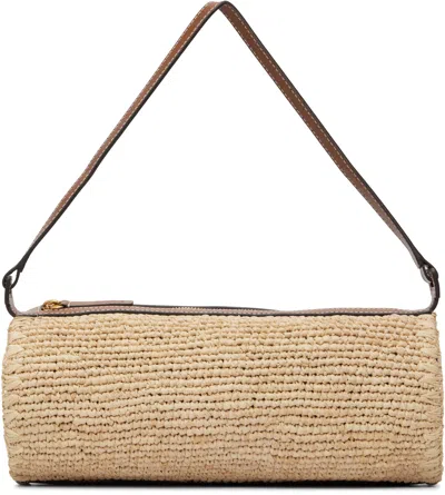 Staud Tan Mini Taru Raffia Bag
