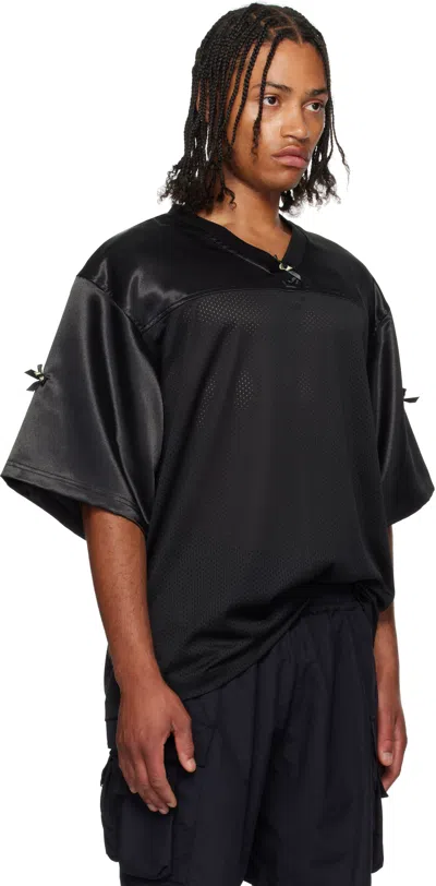 Abra Ssense Exclusive Black Basketball T-shirt In Multi