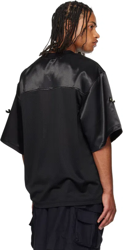 Abra Ssense Exclusive Black Basketball T-shirt In Multi