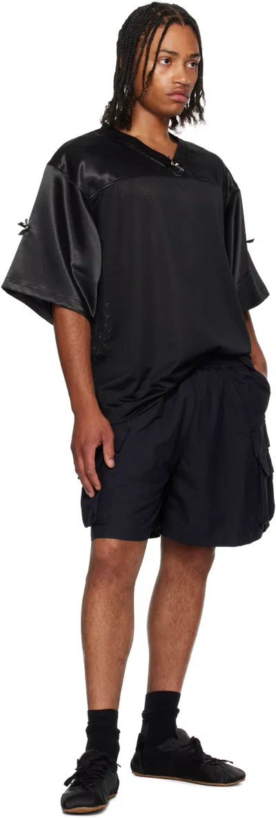 Abra Ssense Exclusive Black Basketball T-shirt In Multi