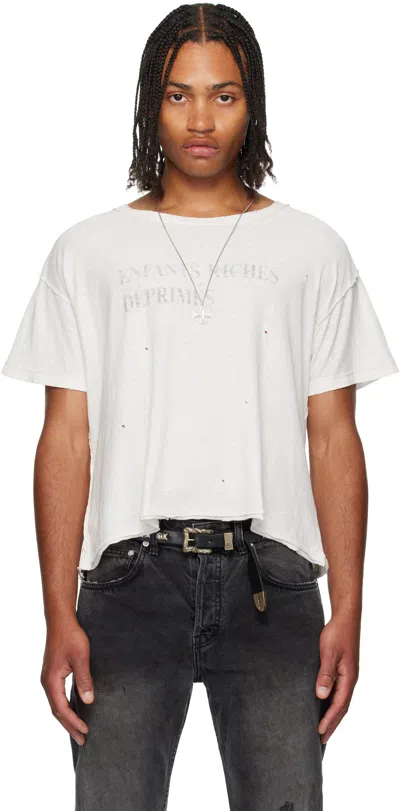 Enfants Riches Deprimes Off-white Classic Logo T-shirt