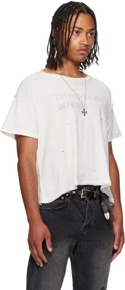 Enfants Riches Deprimes Off-white Classic Logo T-shirt