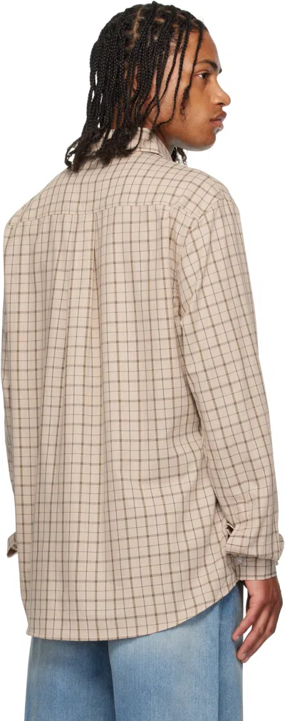 Abra Ssense Exclusive Beige Cotton Shirt In Neutral