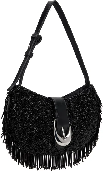 Staud Alana Beaded Fringe Shoulder Bag