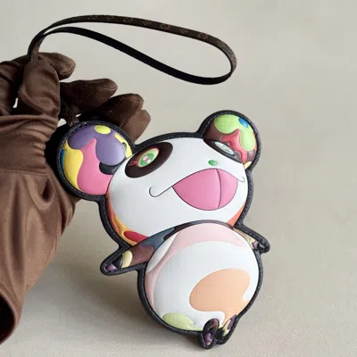 Pre-owned Louis Vuitton X Takashi Murakami Collaboration Large Panda Charm/bag Charm
