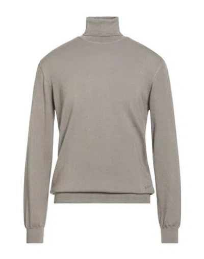 Woolrich Man Turtleneck Sand Size L Wool In Gray