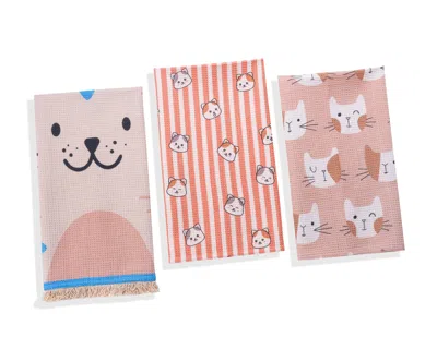 Tiramisu Feline Chic Cotton Kitchen Towel Set