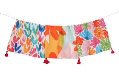 Tiramisu Vibrant Meadow Cotton Kitchen Towel Set In Multi