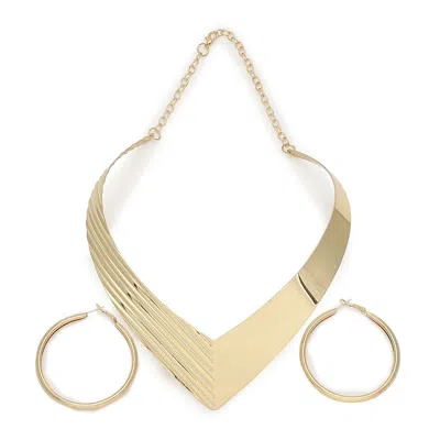 Sohi Women Golden Jewellery Set