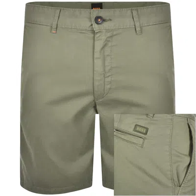 Boss Casual Boss Chino Slim Shorts Green