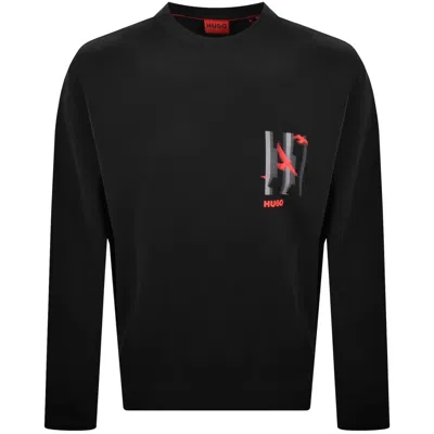 Hugo Boss Hugo Duckoo Sweatshirt Black In Black