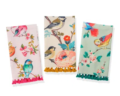 Tiramisu Avian Bloom Kitchen Towel Set
