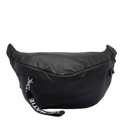 Vic Matie Zippered Shoulder Bag