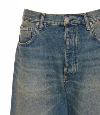 Sunflower Button-fly Five-pocket Jeans In Blue