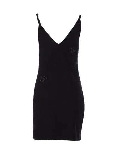 Zadig & Voltaire Stella Bc Patch Strass Dress In Black