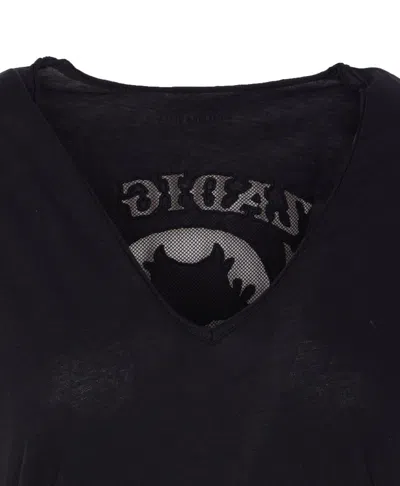 Zadig & Voltaire Story Fishnet Skull T-shirt