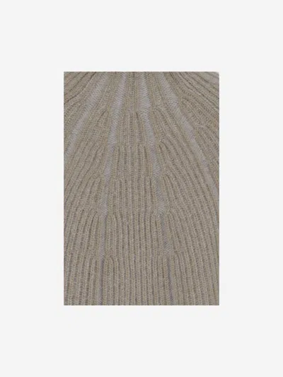 Giorgio Armani Beige Wool And Cashmere Blend Sweater