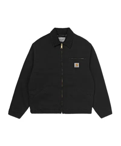 Carhartt Og Detroit Jacket In Black