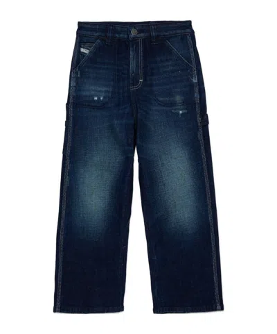 Diesel Kids D-bart-j Jeans In Blue