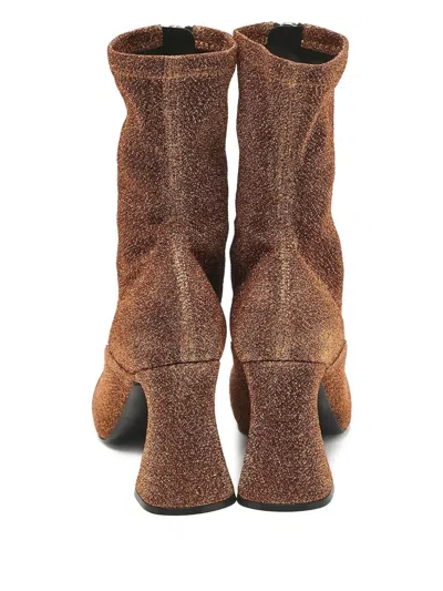 Pre-owned Stella Mccartney Zip Glitter Boots