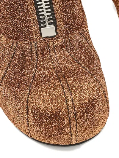 Pre-owned Stella Mccartney Zip Glitter Boots