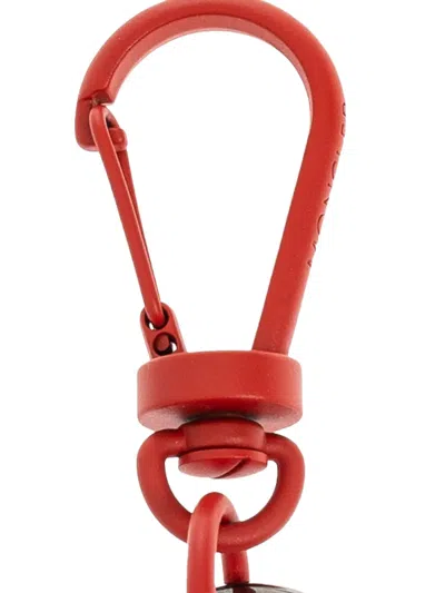 Moncler Logo-embossed Leather Keyring