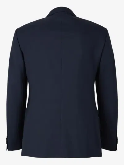 Scabal® Two-button Flap-pocket Suit In Blue