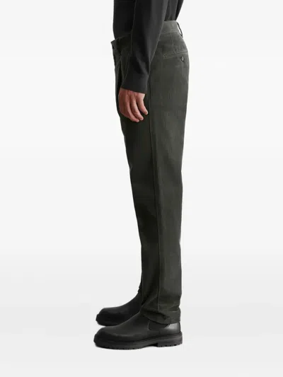 Marc O'polo Pleated Corduroy Trousers In Black