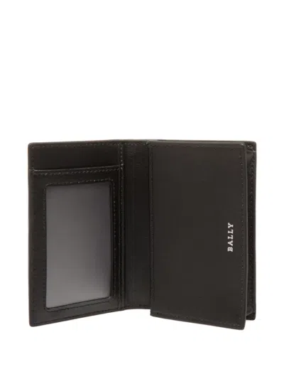 Bally Logo-embellish Leather Cardholder In Black