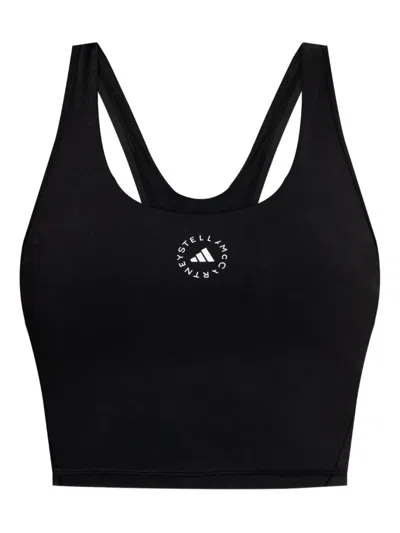 Adidas By Stella Mccartney Polyester Blend Training Top In Blue
