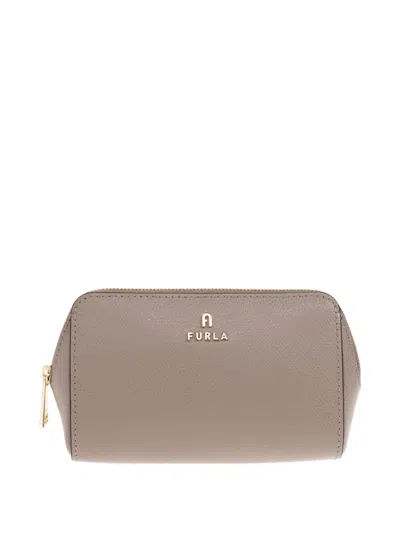 Furla Zip-top Leather Make-up Bag