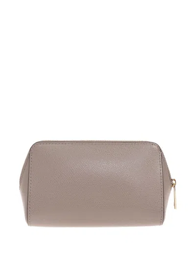 Furla Zip-top Leather Make-up Bag