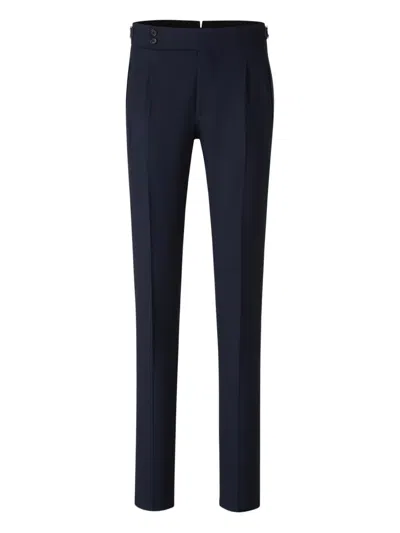 Scabal® Two-button Flap-pocket Suit In Blue