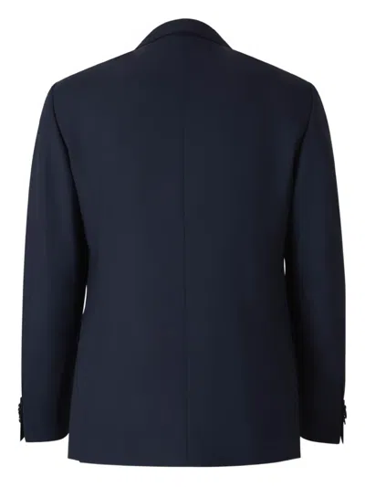 Scabal® Two-button Flap-pocket Suit In Blue