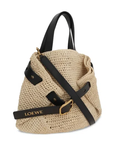 Loewe Mini Punch Hole Rafia-crochet Cross Body Bag