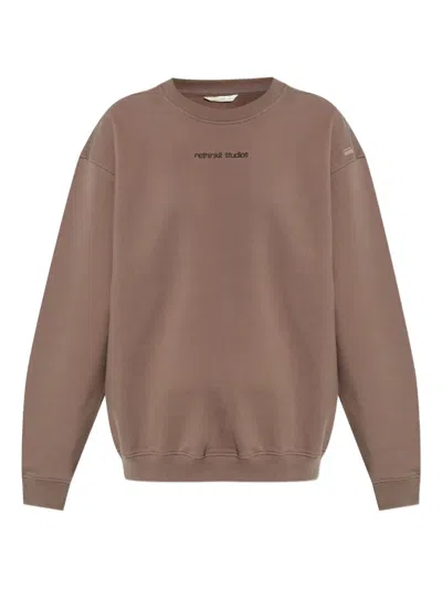 Rethinkit Studios Logo-embroidered Cotton Sweatshirt