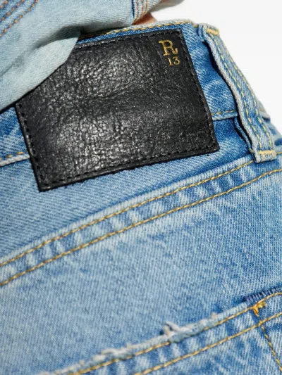 R13 Denim Trousers With Belt Loops