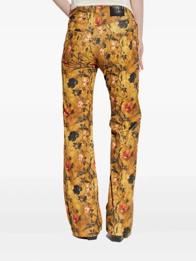 R13 Floral Pattern Track Pants