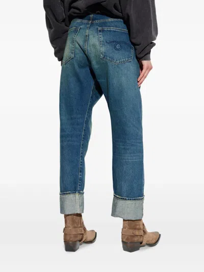 R13 Denim Trousers With Belt Loops