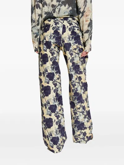 R13 Floral Print Track Pants