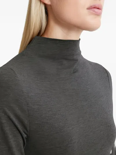Marc O'polo High-neck Long-sleeve Dress In Gray